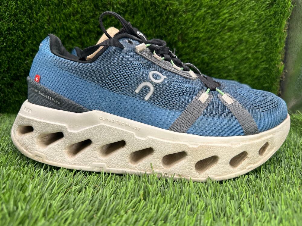 On Running Cloudeclipse 3MD30093125 Athletic Sneaker Men's 7 Blue Mesh Jogging